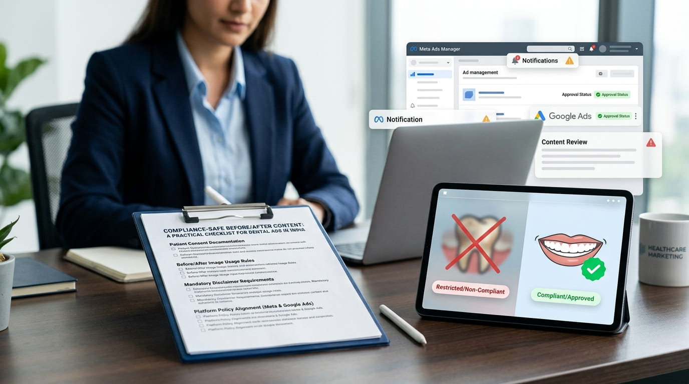 Compliance-safe before/after content: a practical checklist