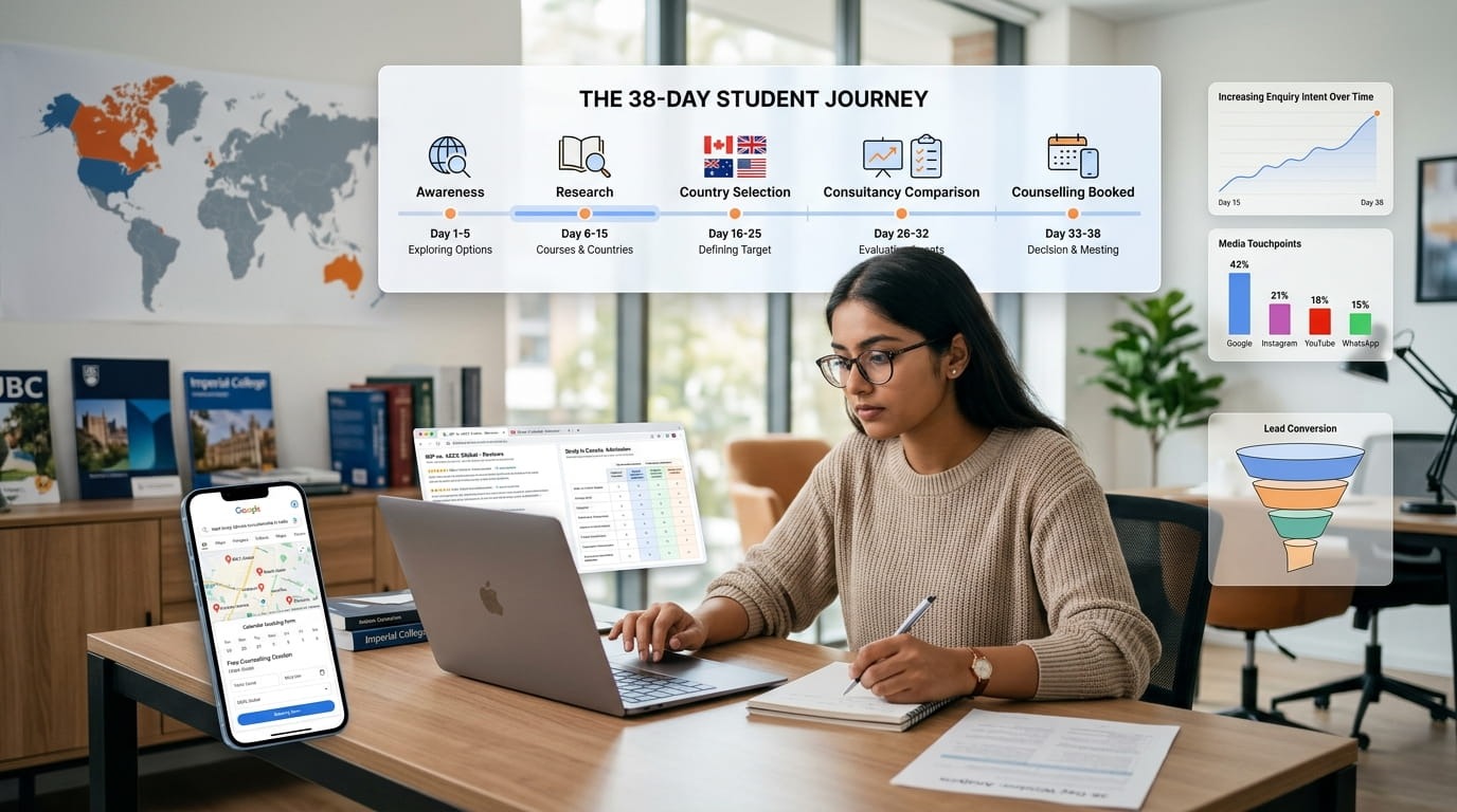 The 38-day window: how Indian students choose their consultancy